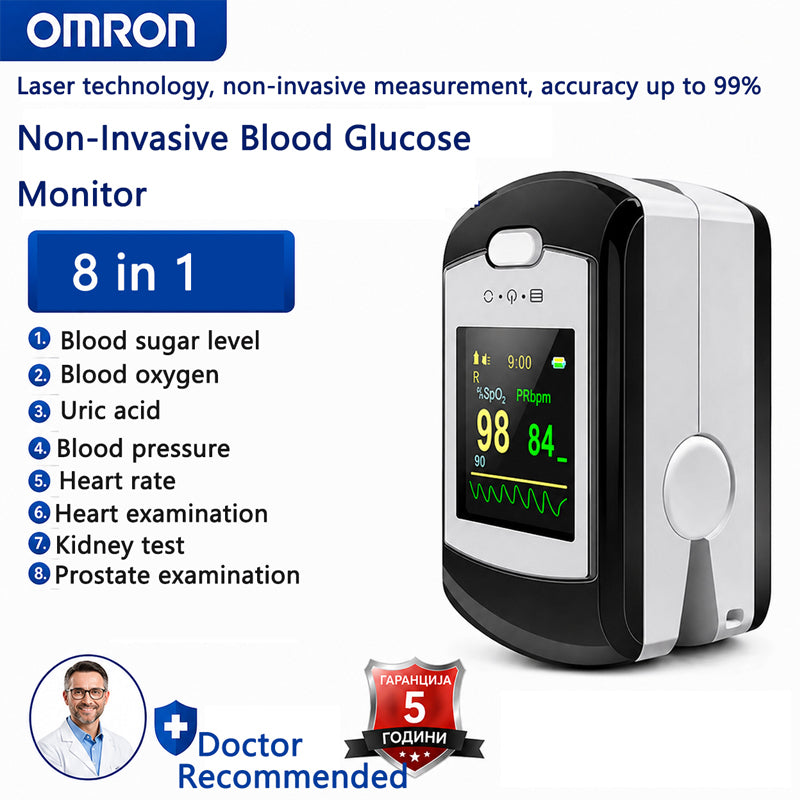 🔥Omron 8-in-1 non-invasive blood glucose meter