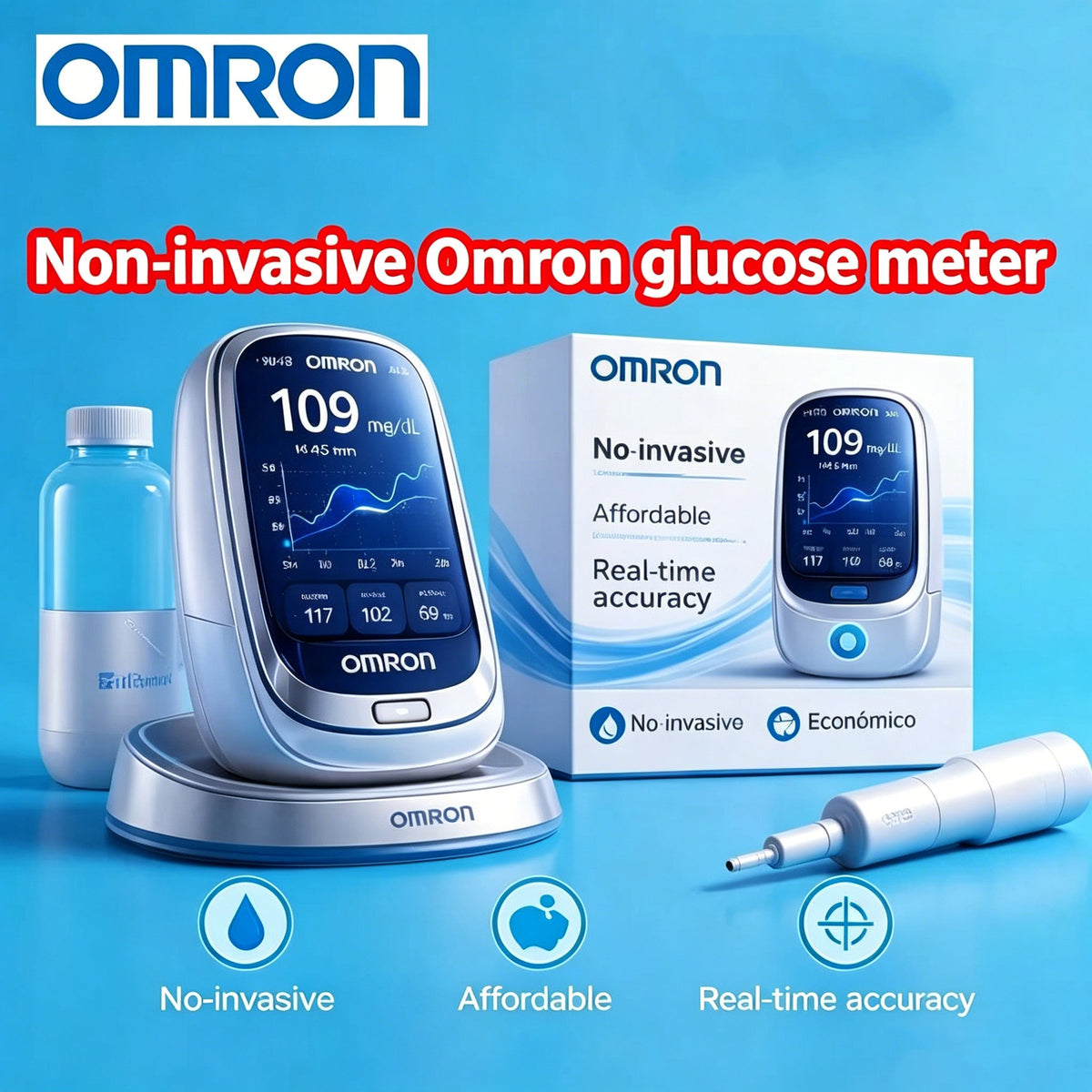 š„š„2026 Latest Technology: Omron⢠Infrared Blood Glucose Monitorš„