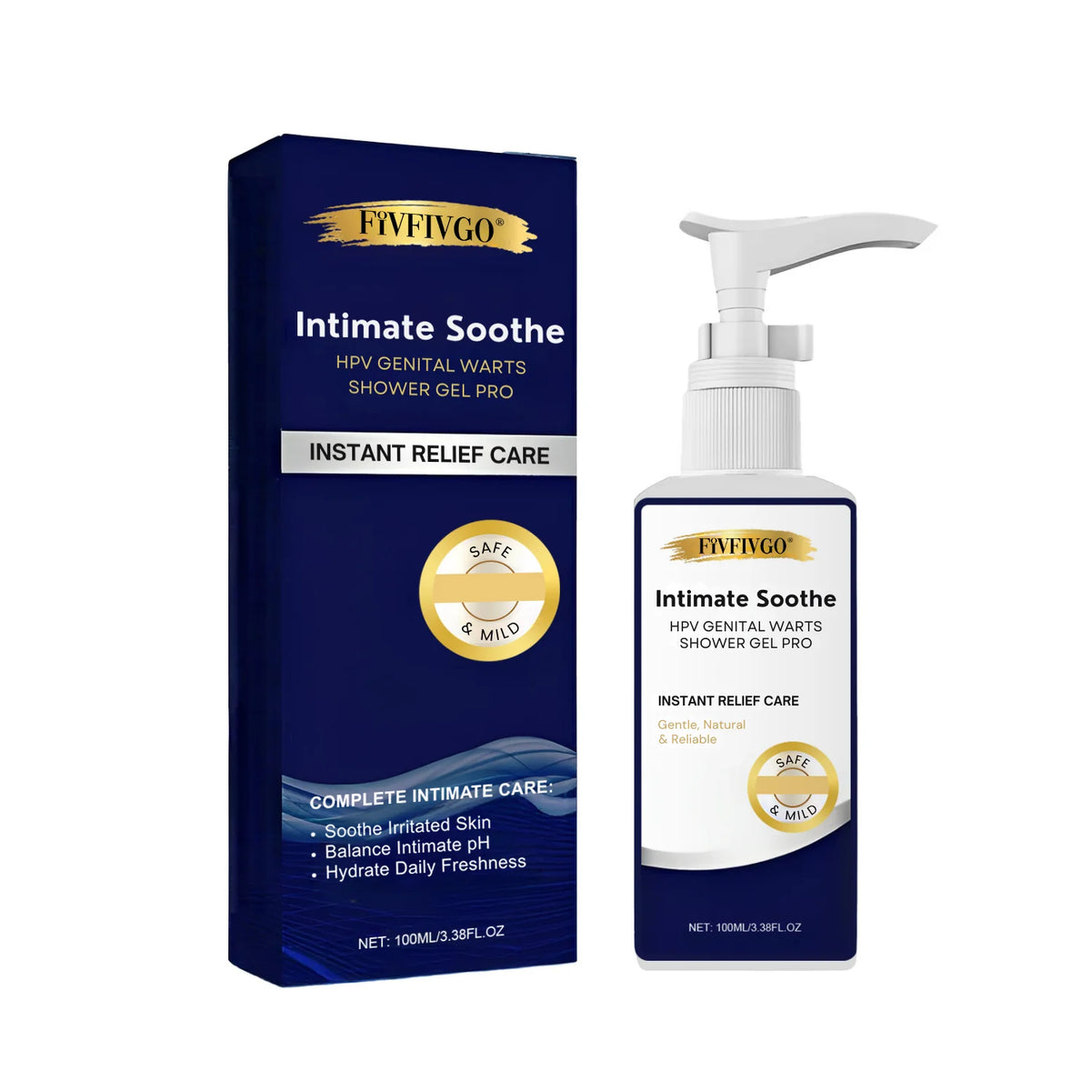 Fivfivgo® Intimate Soothe HPV Genital Warts Shower Gel