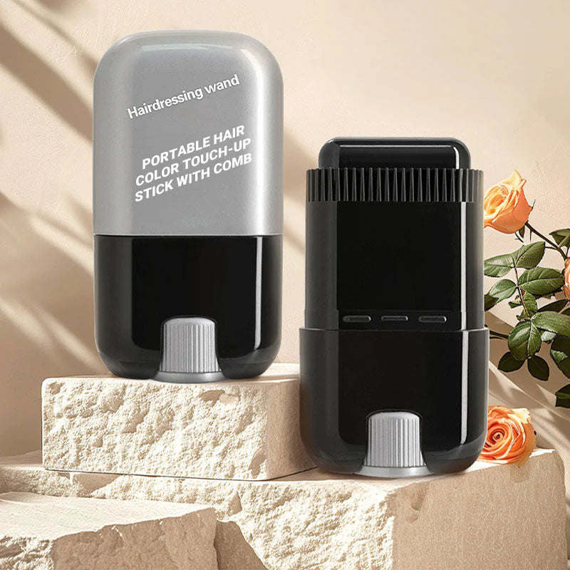 đŸ”¥Portable Hair Color Touch-Up Stick with Built-In Comb – Quick & Easy Coverage!