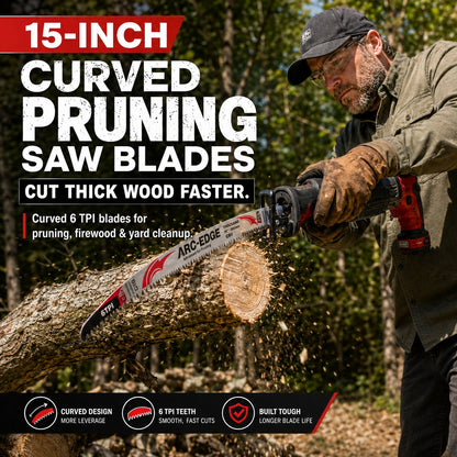 15-Inch Curved Pruning Saw Blades