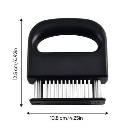 Meat Tenderizer with 48 Stainless Steel Blades – Tenderizing Steak, Chicken, Beef, Fish, and Pork