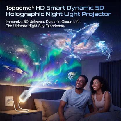 Night Light Projector - Smart Holographic Star Projector