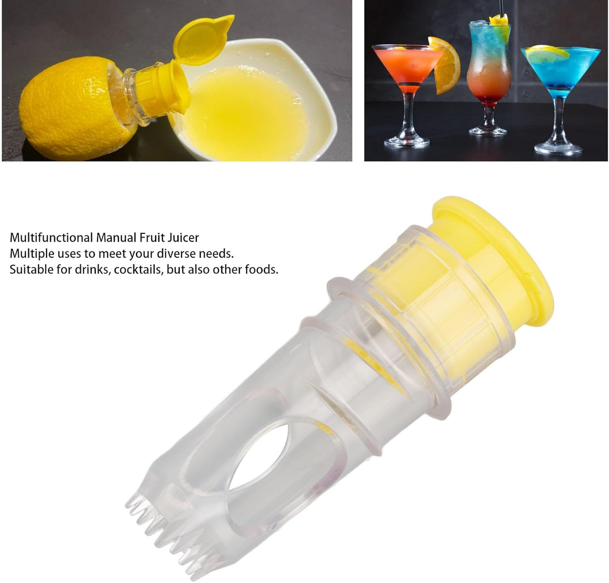 🧃New lemon squeezer with screw cap 🍋✨