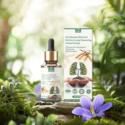 AAFQ™ Cordyceps sinensis Extract – Lung Cleansing Drops – Clean and Breathe
