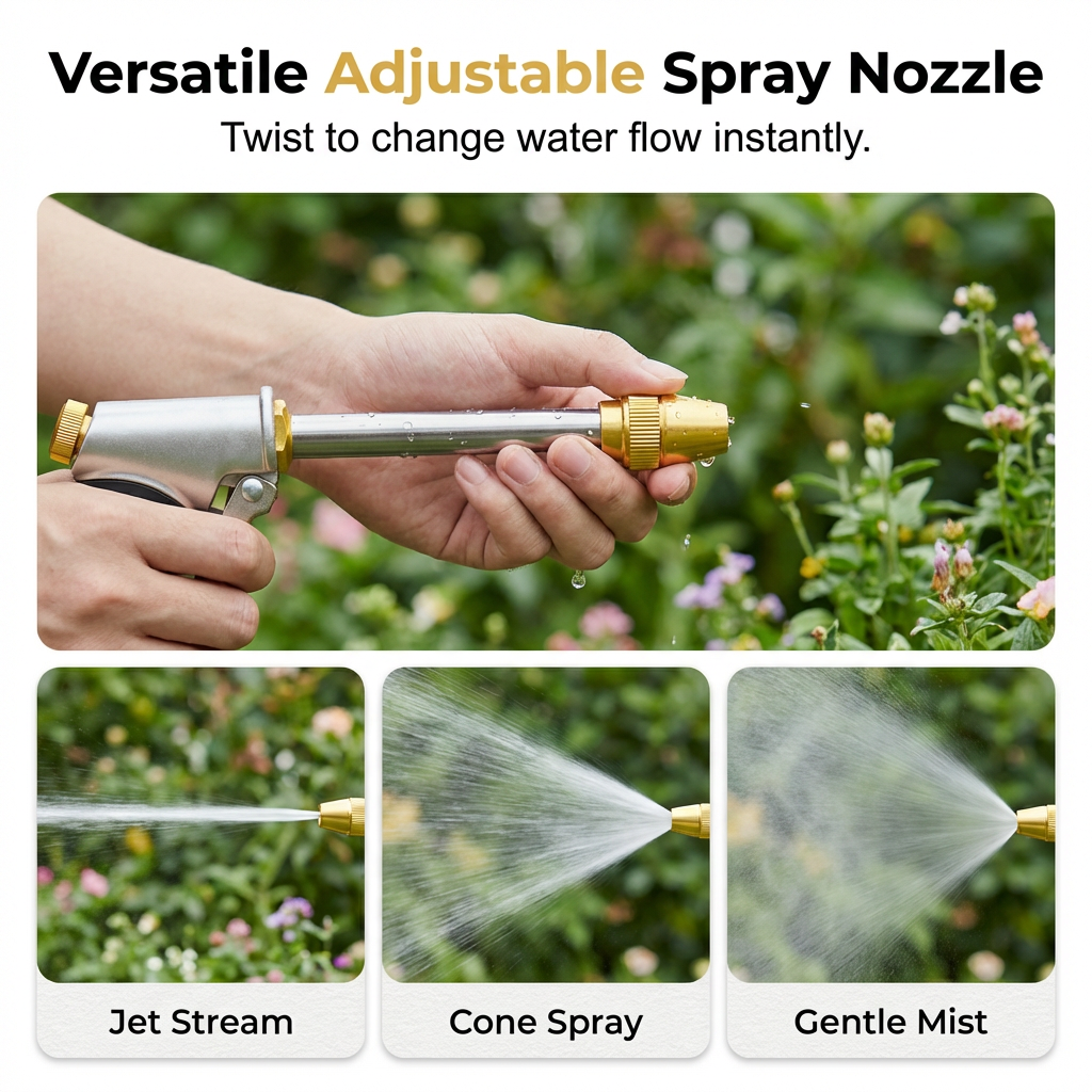 💥50% OFF🔫 Adjustable High-Pressure Spray Gun