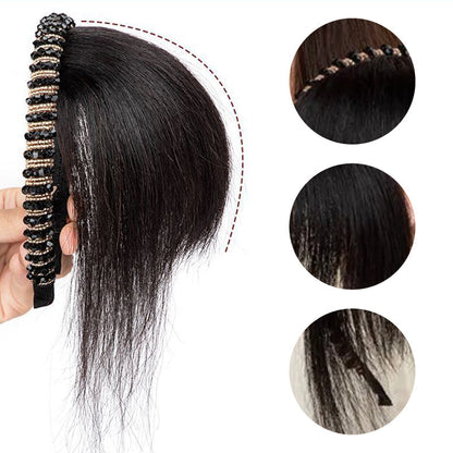 Clip-In Bangs with Headband