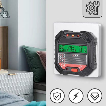 Multi-function Digital Socket Tester