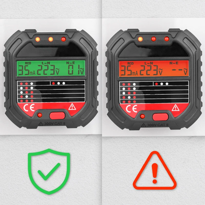 Multi-function Digital Socket Tester