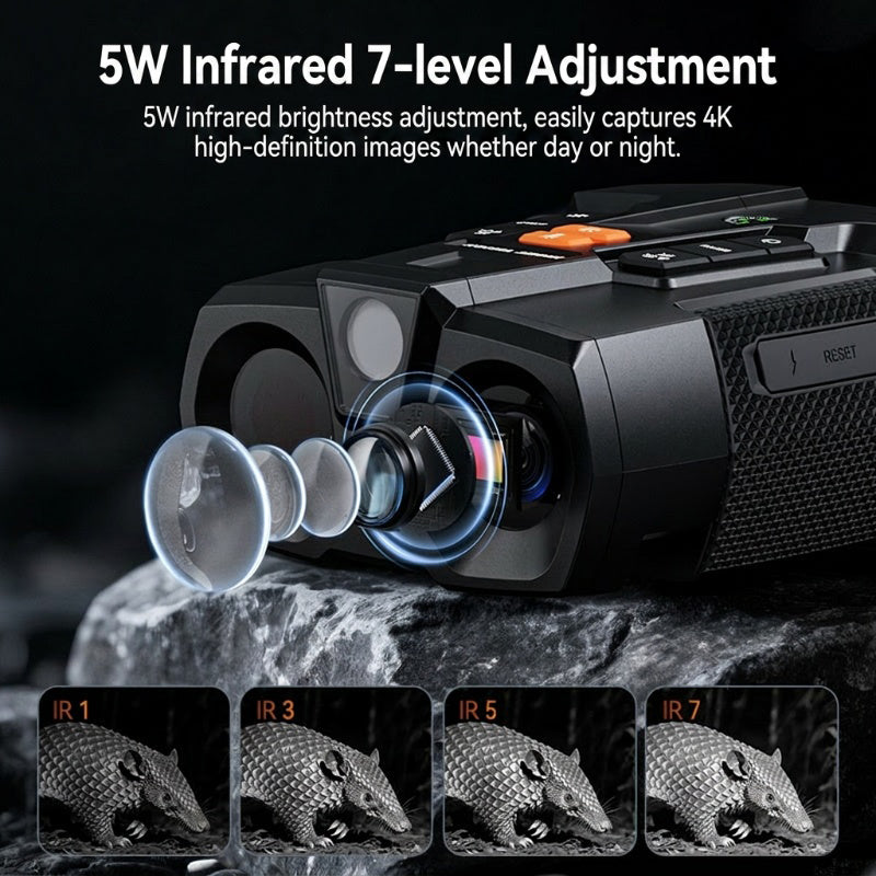 HD infrared night vision binoculars with a range of 800 m & | ✈️ Free shipping